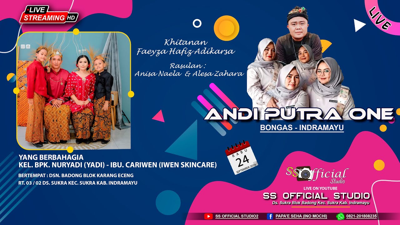 LIVE NGARAK | SINGA DANGDUT ANDI PUTRA ONE | BPK YADI - IBU IWEN | BADONG - SUKRA | 24 SEPT 2024