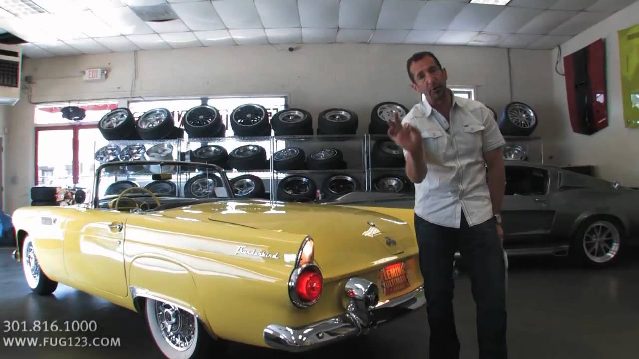1955 Ford Thunderbird for sale with test drive, driving sounds, and walk through video