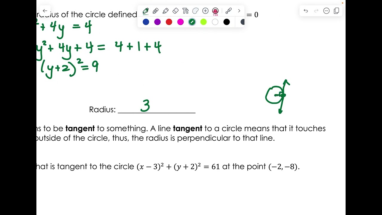 PC 7.0 Conics Circles
