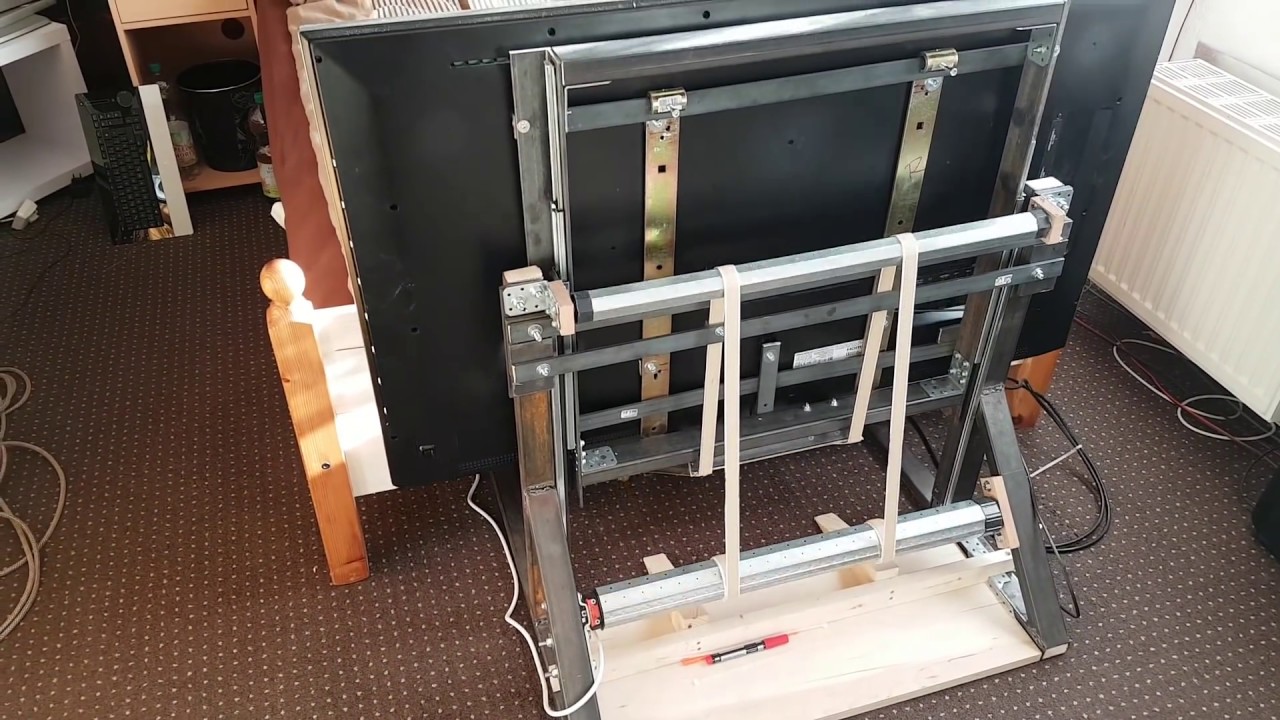 Eigenbau TV Lift DIY Homemade TV-Lift
