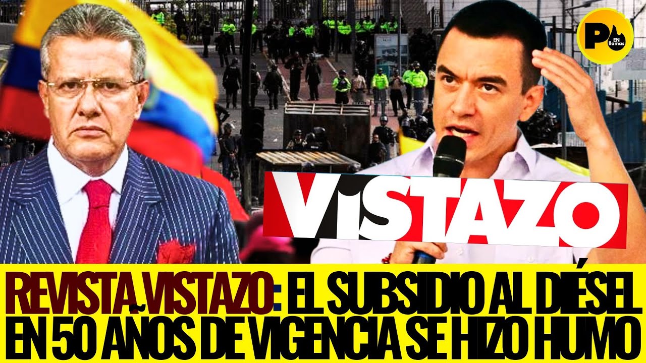 Dr. Augusto Tandazo (Revista Vistazo: El subsidio al DI&Eacute;SEL en 50 a&ntilde;os de vigencia se HIZO HUMO)
