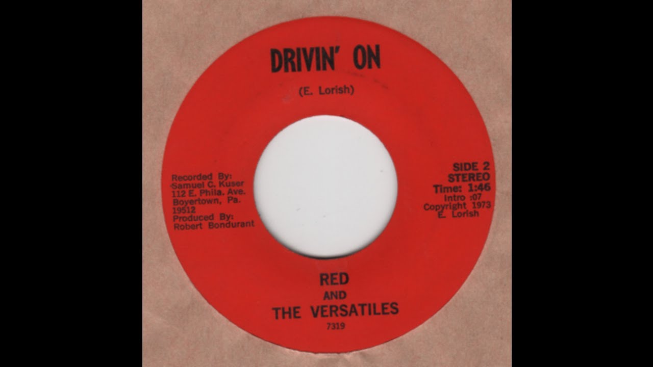 RED and THE VERSATILES-Drivin' On NO LABEL NAME