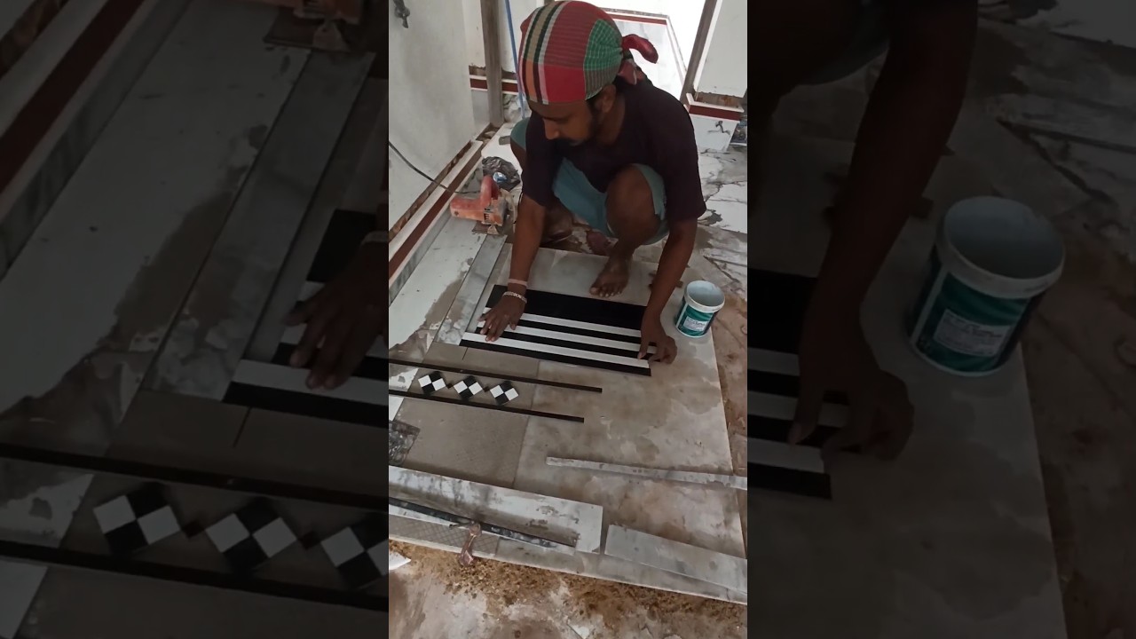 3D border cutting #marble #granite #tiles #trending#newdesign #tipsandtricks#viralvideo #granitework