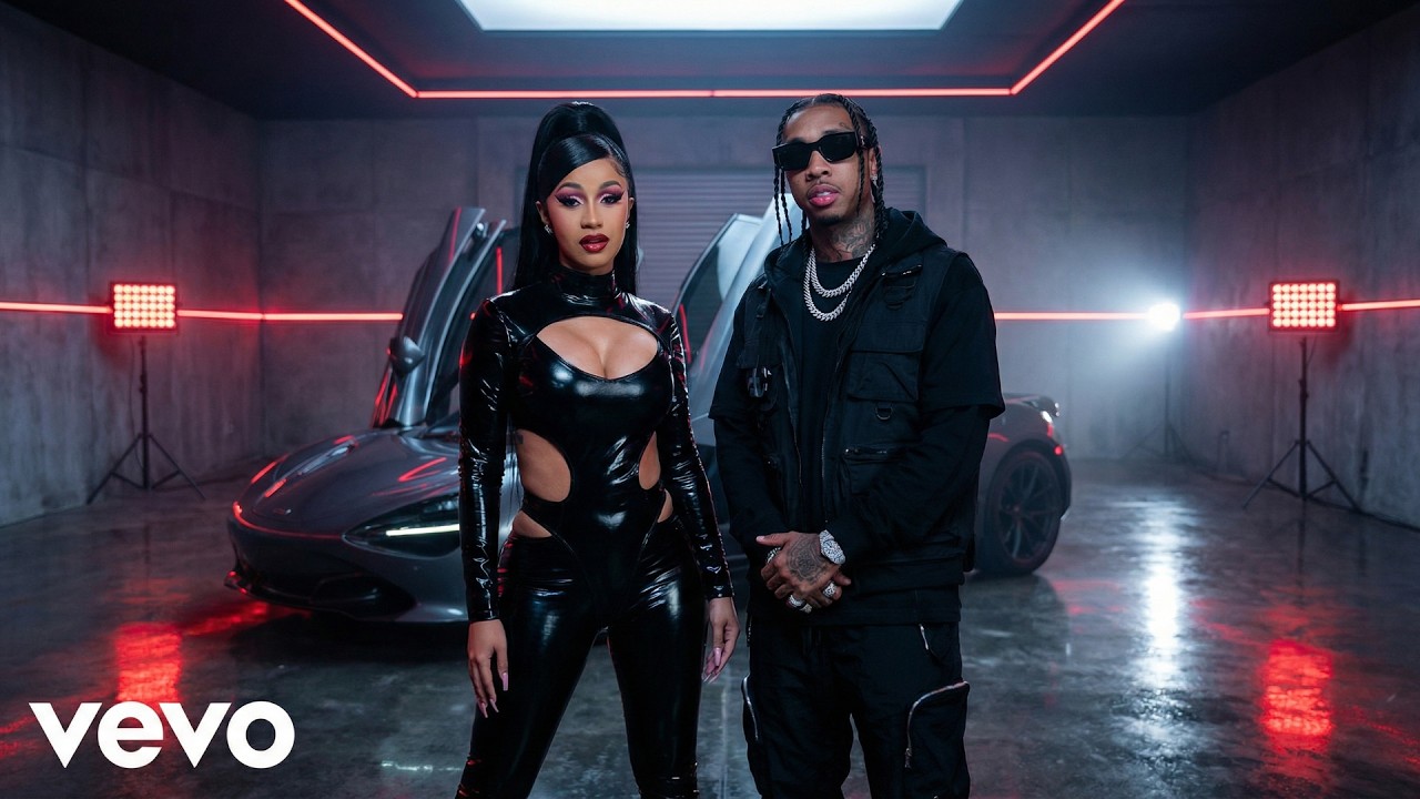 Cardi B, Tyga - Bad For Me (ft. Travis Scott) Official Lyrics Video)