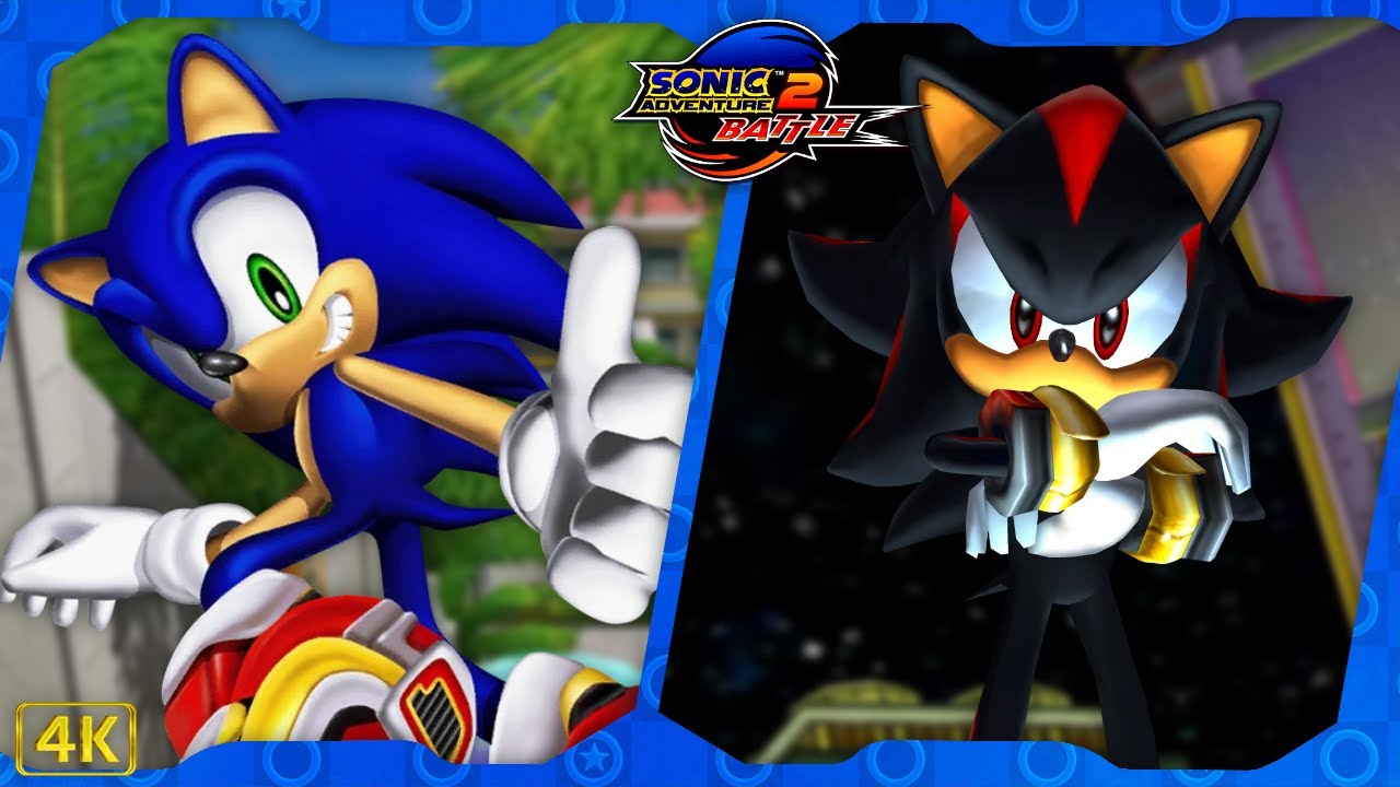 Sonic Adventure 2 Battle ⁴ᴷ Full Playthrough (Hero, Dark, & Last Story) All A Rank