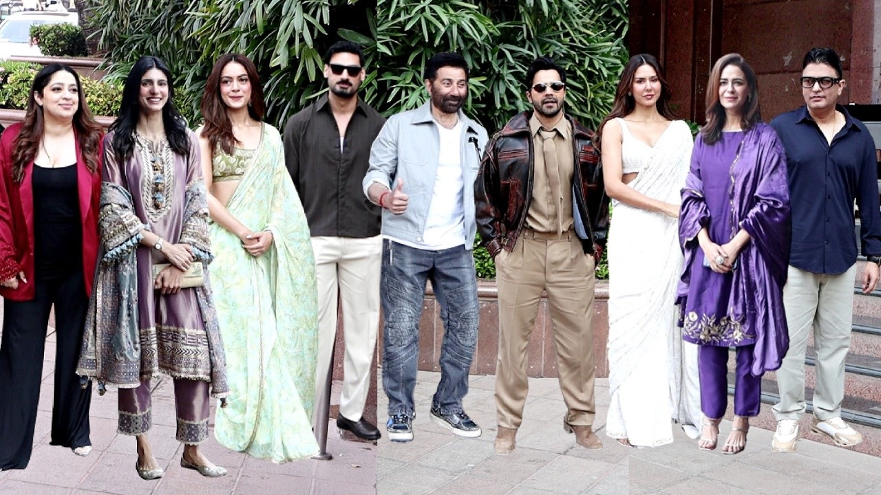 Border 2 Success Party - Sunny Deol, Varun Dhawan, Sonam Bajwa, Ahan Shetty, Mona Singh, Ayan Singh