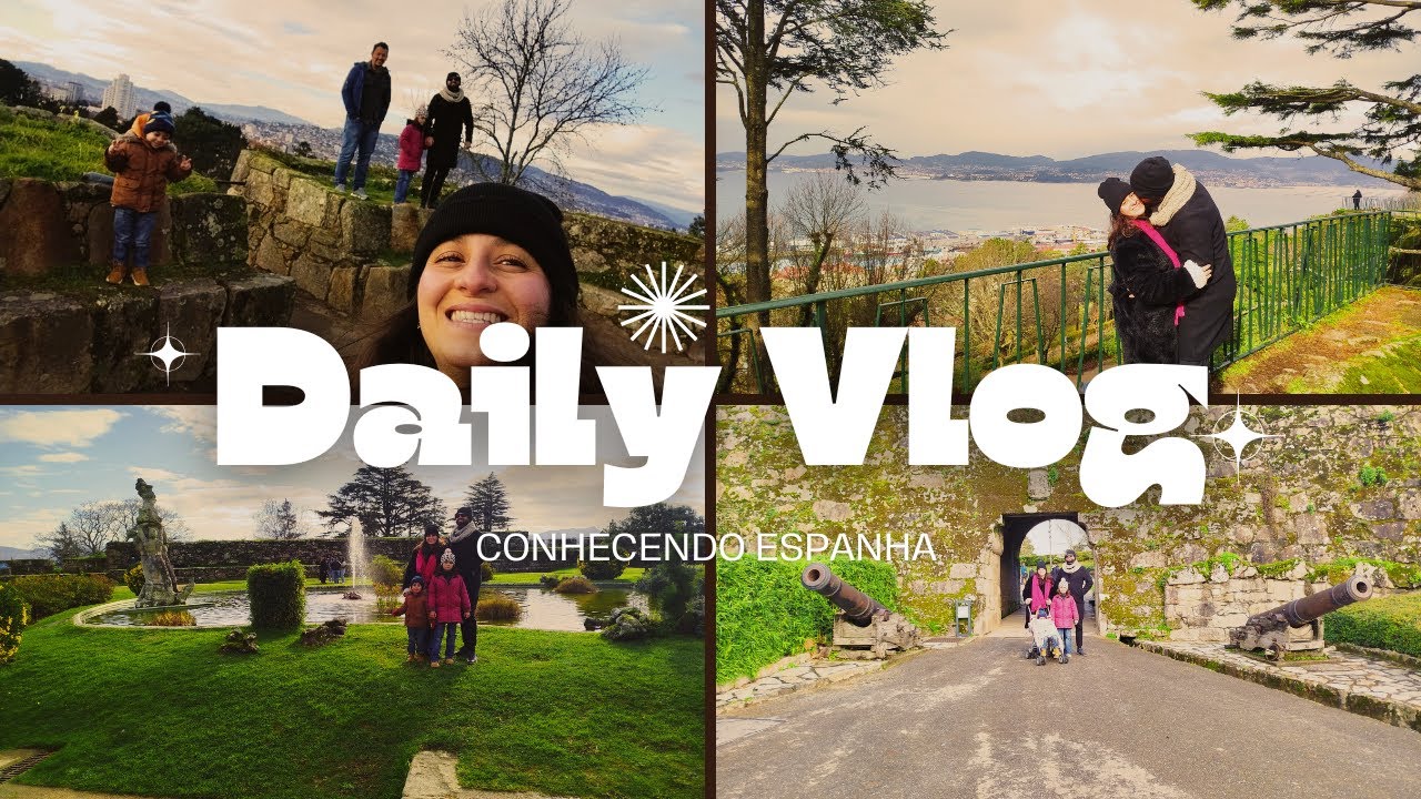 Fomos para a Espanha / conhecemos a praia de Samil  / passeamos no monumento de Rande