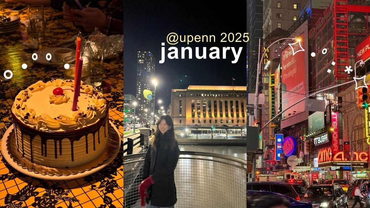 a month in my life @ upenn: january