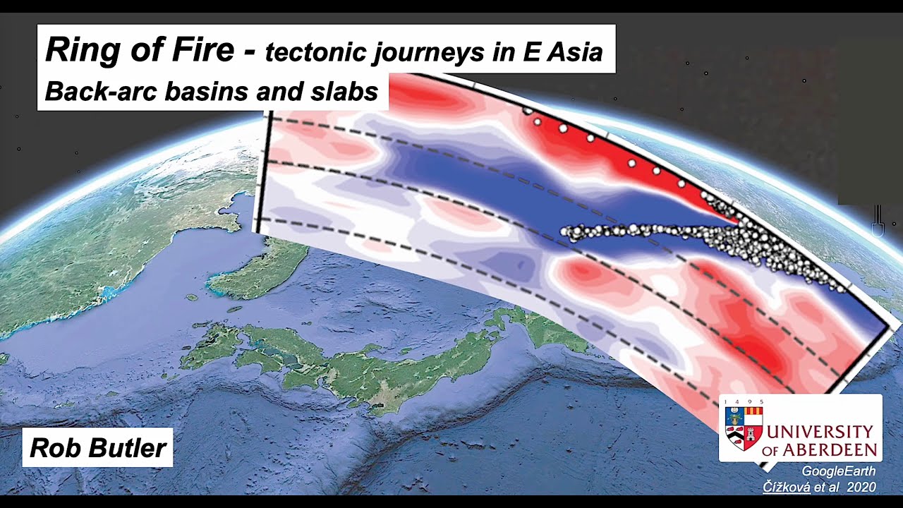 Back-arc basins and slabs: Ring of Fire - tectonic journeys in E Asia