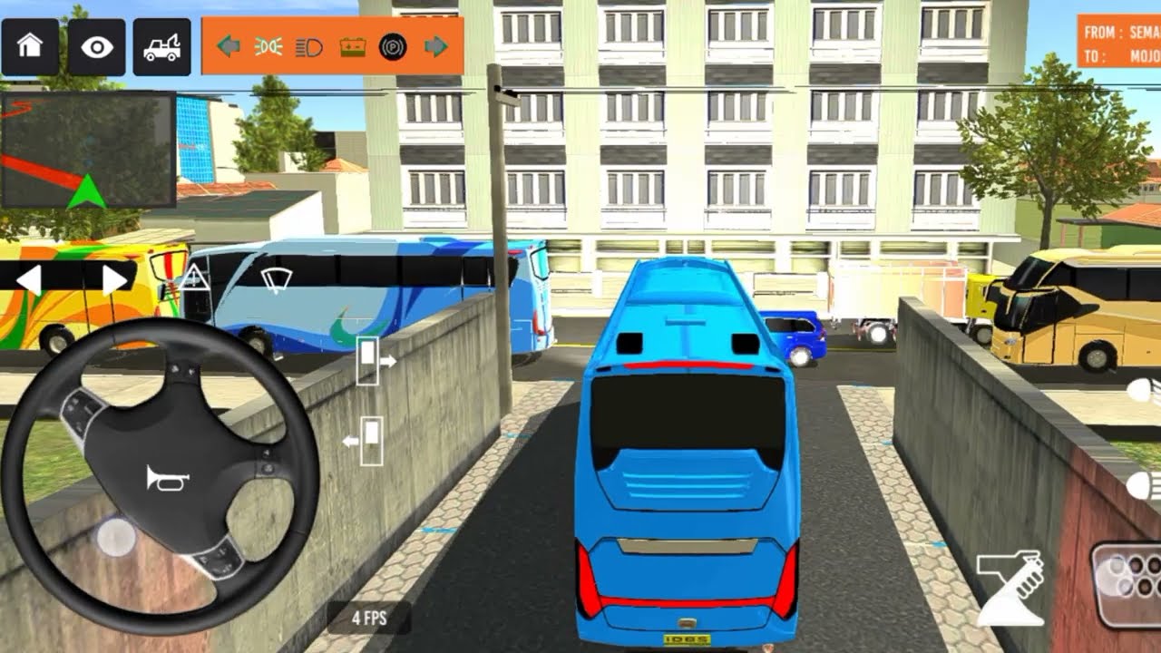 🇮🇳Bus simulator indonesia l🎮 new bus simulator indonesia ll euro coace Part-23