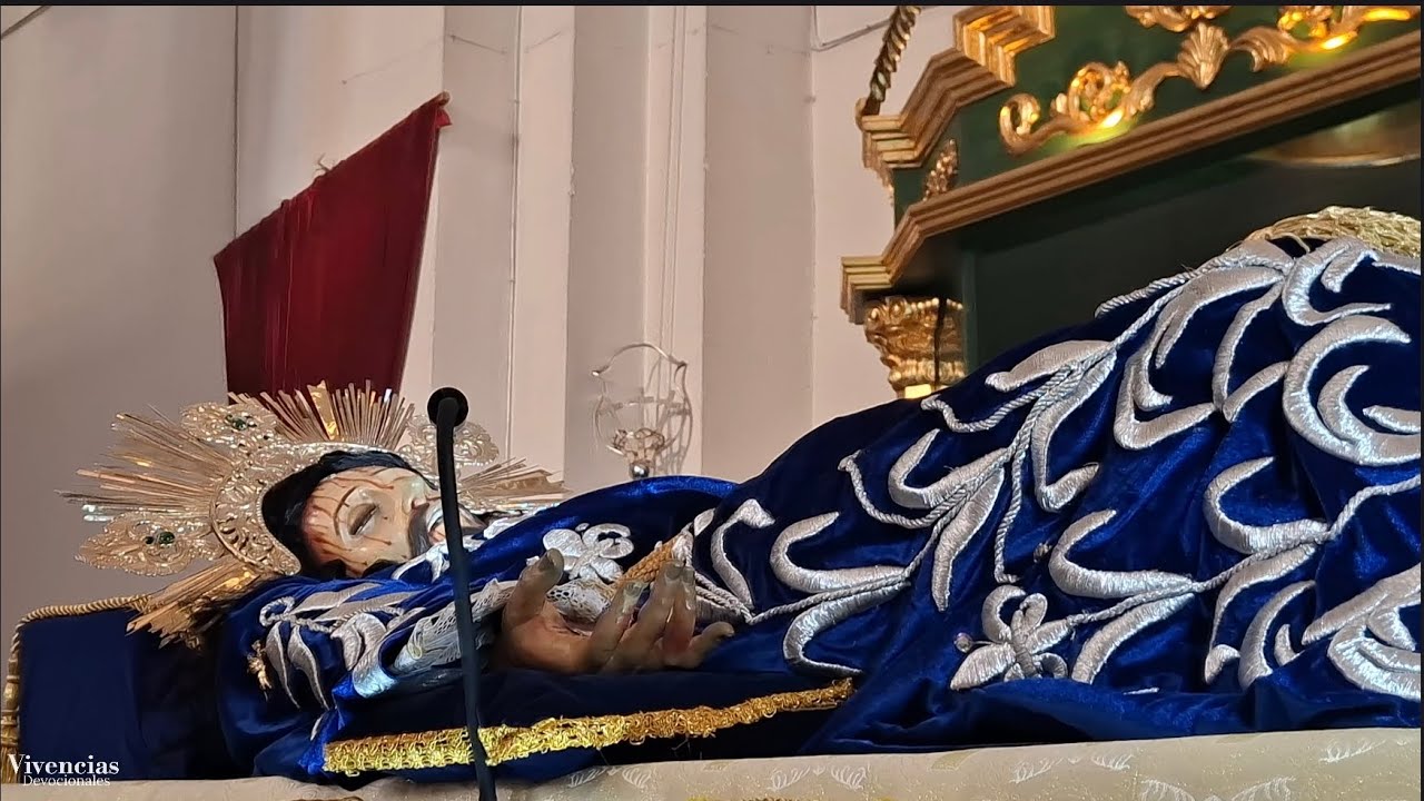 El dulce sueño de Jesús - Señor Sepultado de San José catedral, 44 aniversario de consagración 