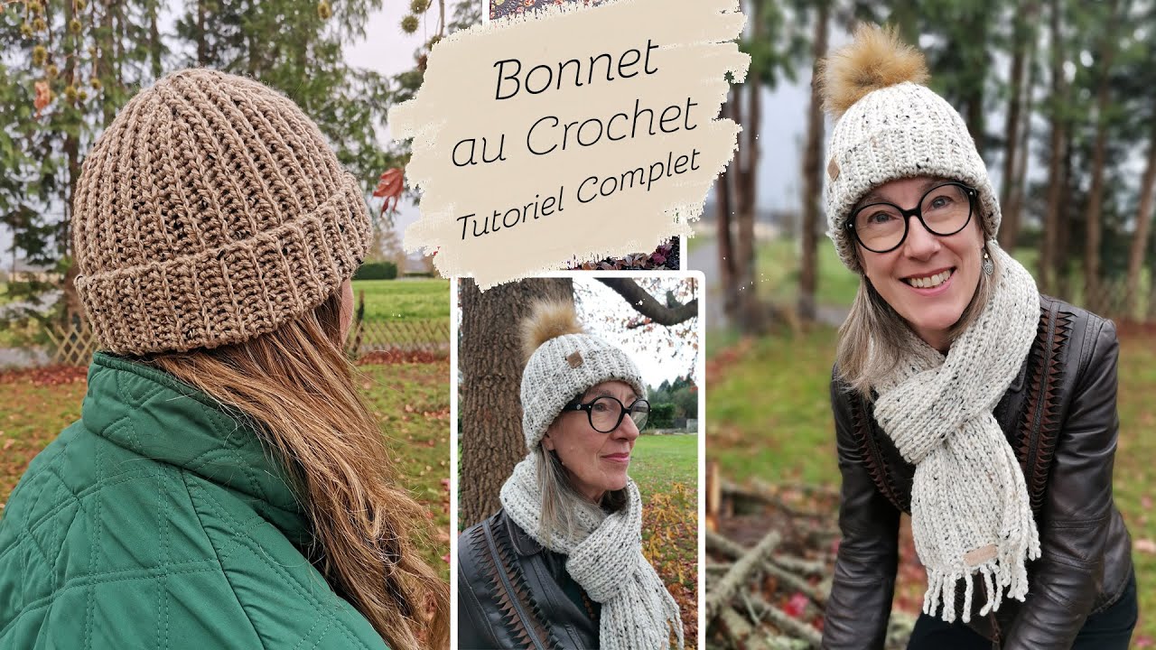 Le Bonnet Parfait au Crochet : Ma Méthode Spéciale Pas à Pas 🧶Tutoriel