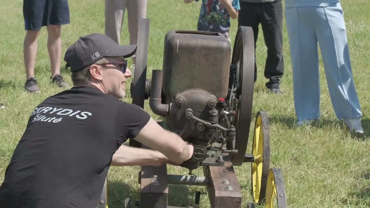 ANBO I Replica at Šilutė Airfield – Engine Issues During 90 Years of Aero Modeling Event | Si&Ge