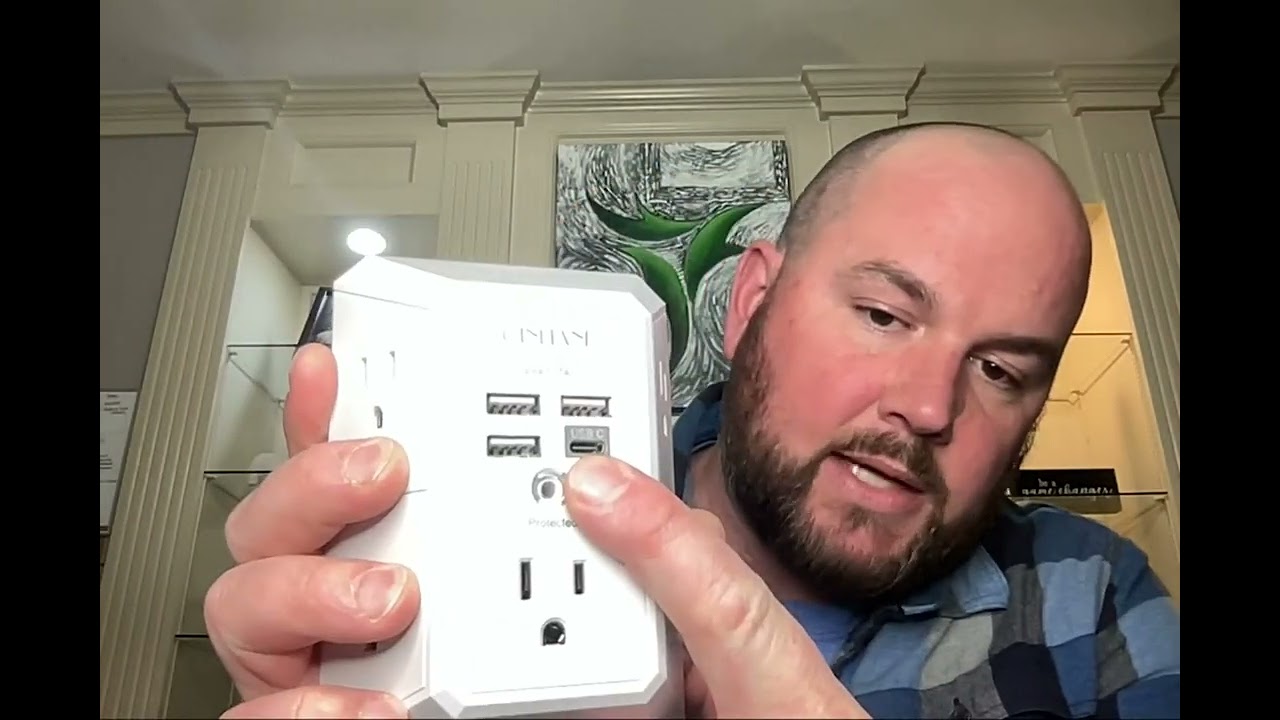 Ultimate Power Solution: QINLIANF 5 Outlet Extender with 4 USB Ports Review!