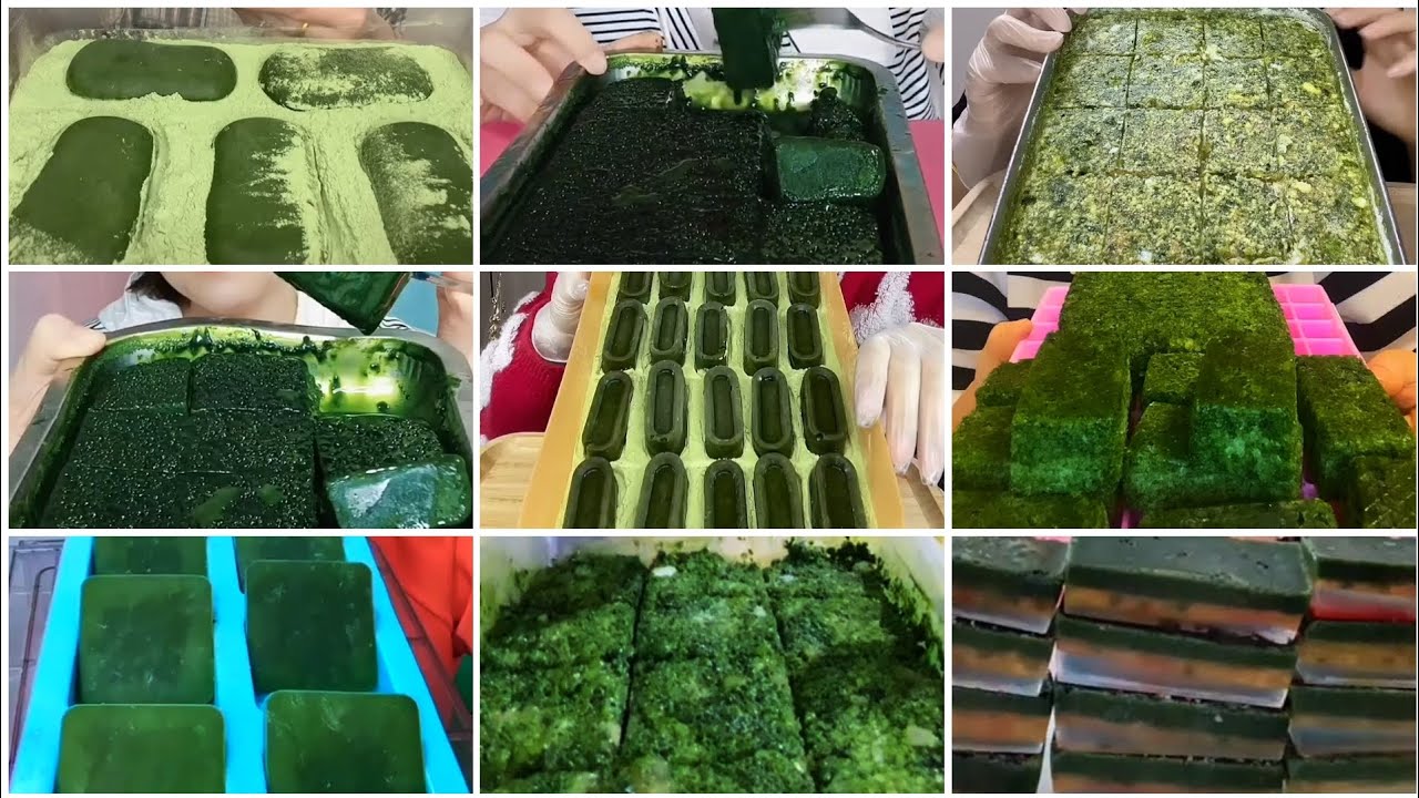 STICKY MATCHA ICE EATING ASMR