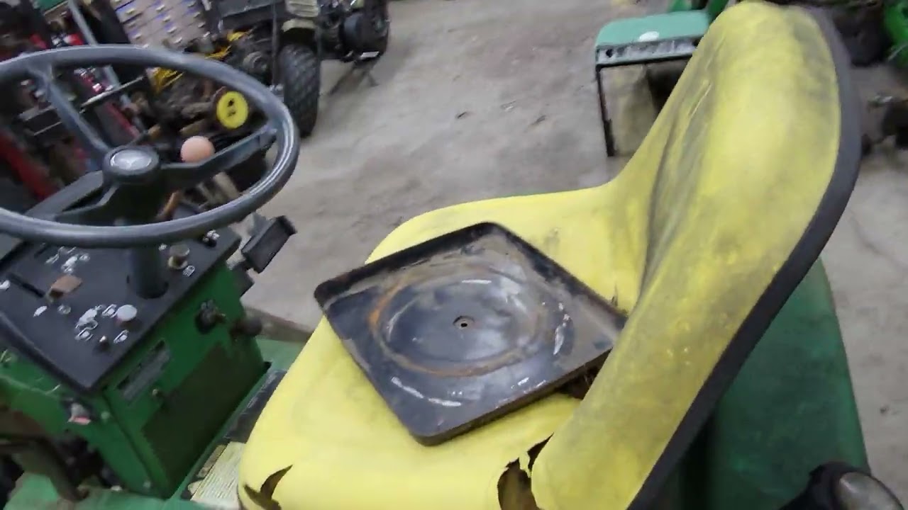 John Deere 318, будет ли он работать? Установите задний вал отбора мощности на 2000 об/мин!