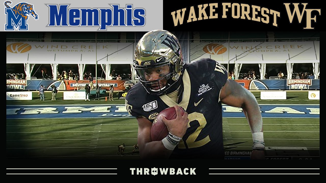 Jamie Newman EPIC Bowl Comeback! (Memphis vs. Wake Forest, 2017 Birmingham Bowl)
