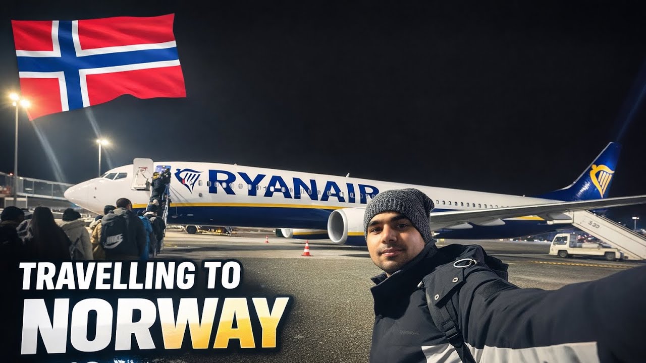 Travelling from Riga, Latvia to Oslo, Torp, Norway 🇳🇴l #travel #travelwithamrit #oslo #norway..