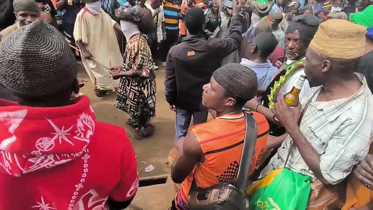 Kwabila Kikfuini during the funeral ceremony of Bo Chofo Bobong. 