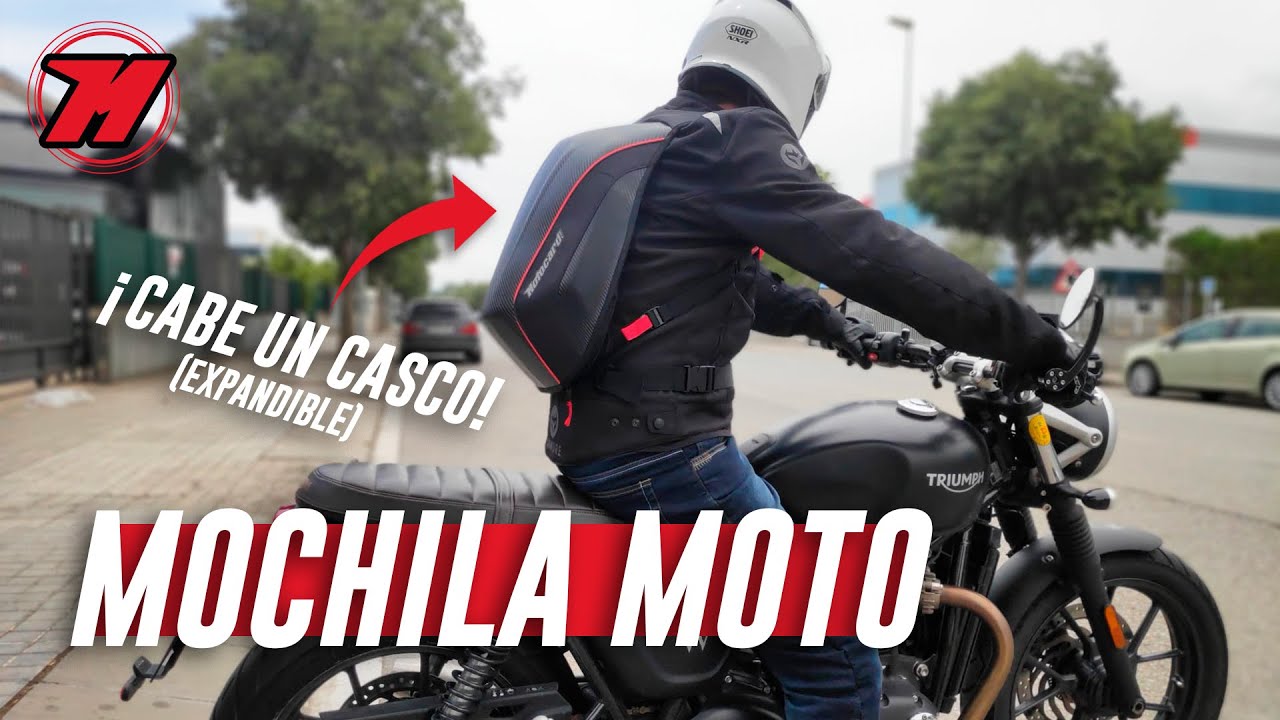 Mochila moto MOTOCARD. ¿La mejor MOCHILA motera? 🎒🏍️