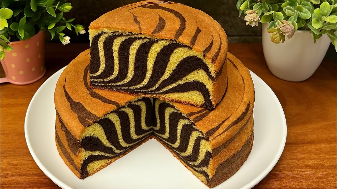 Enak Banget, Lembut, Moist, Tidak Seret Dimakan | Bolu Macan 