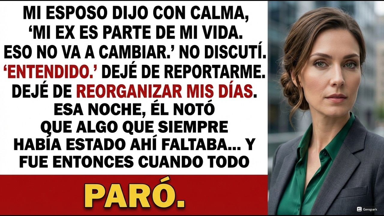 Mi Esposo Dijo Tranquilamente, 