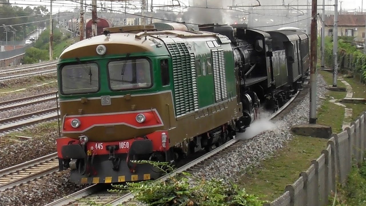 2024, исторический поезд «Бесанино Экспресс» - D445.1050 + FS 740.278