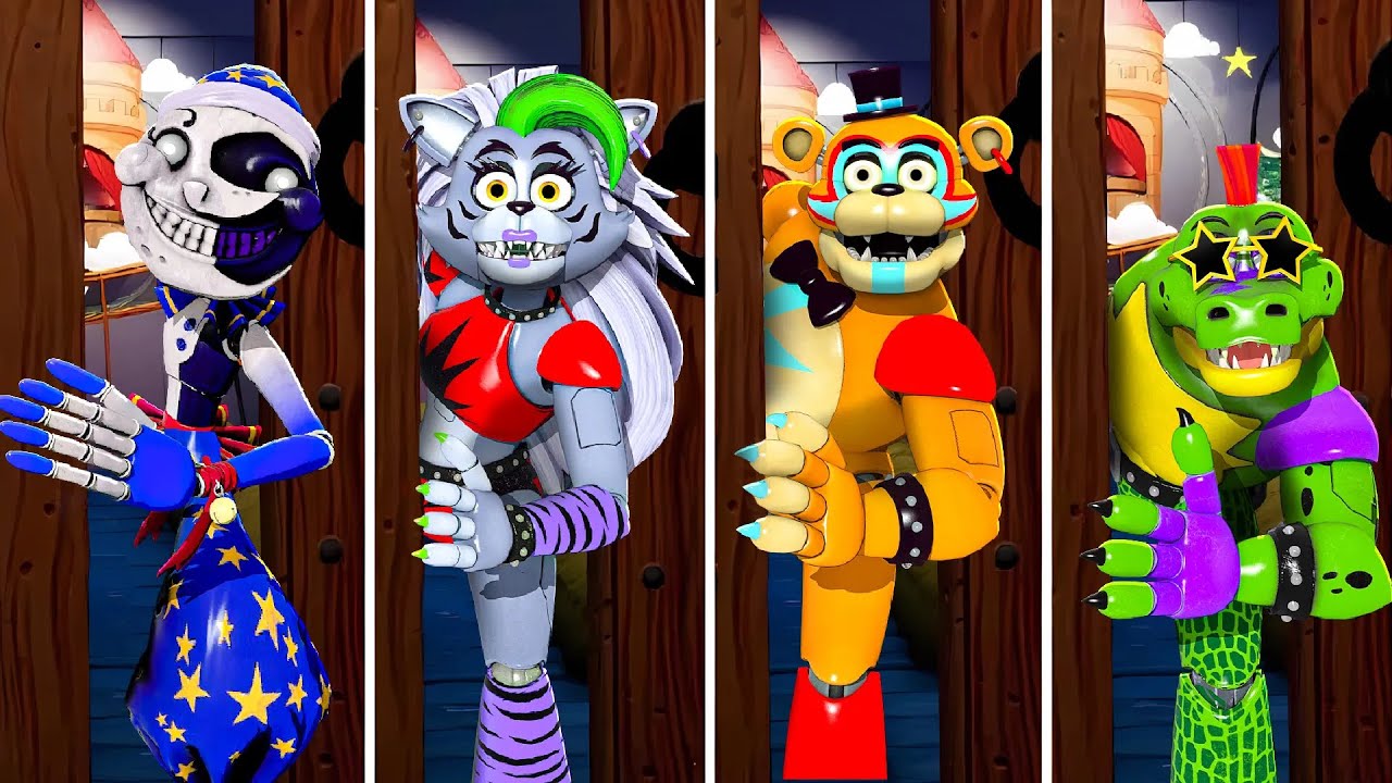 All Glamrock Animatronics KICK GREGORY Out of the Daycare in FNAF Security Breach
