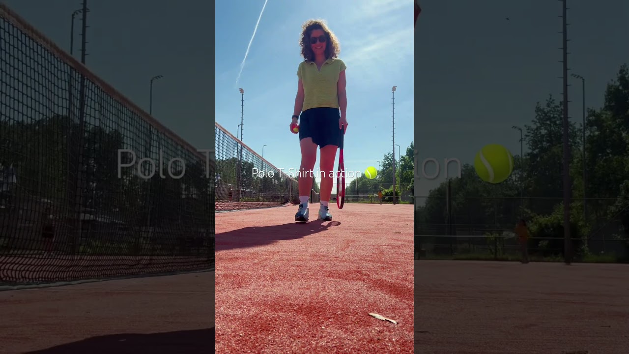 🎾 Showcasing my latest crochet creation: the Polo T-Shirt, perfect for the tennis court and beyond!