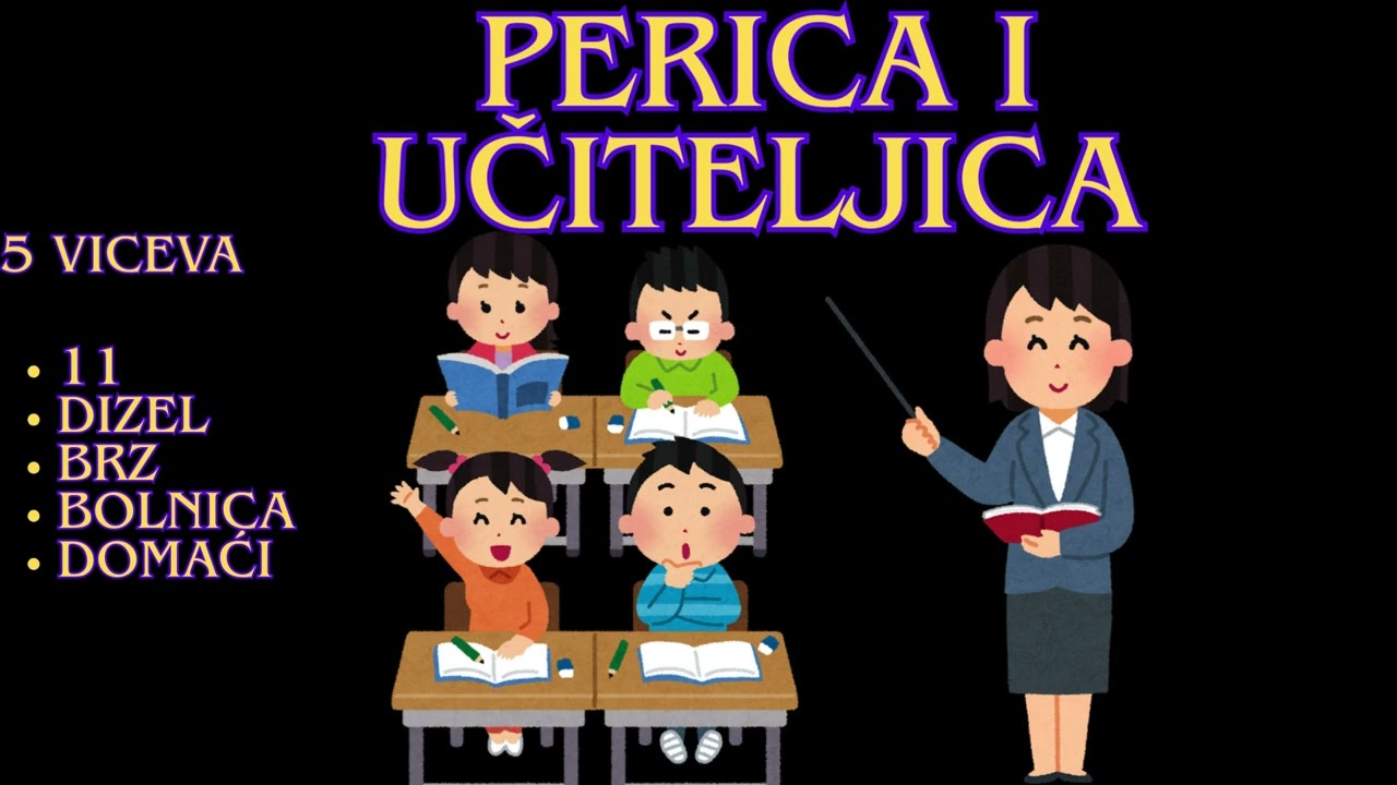 Perica i učiteljica - 5 viceva (vicevi perica i uciteljica) #vicevimrgud