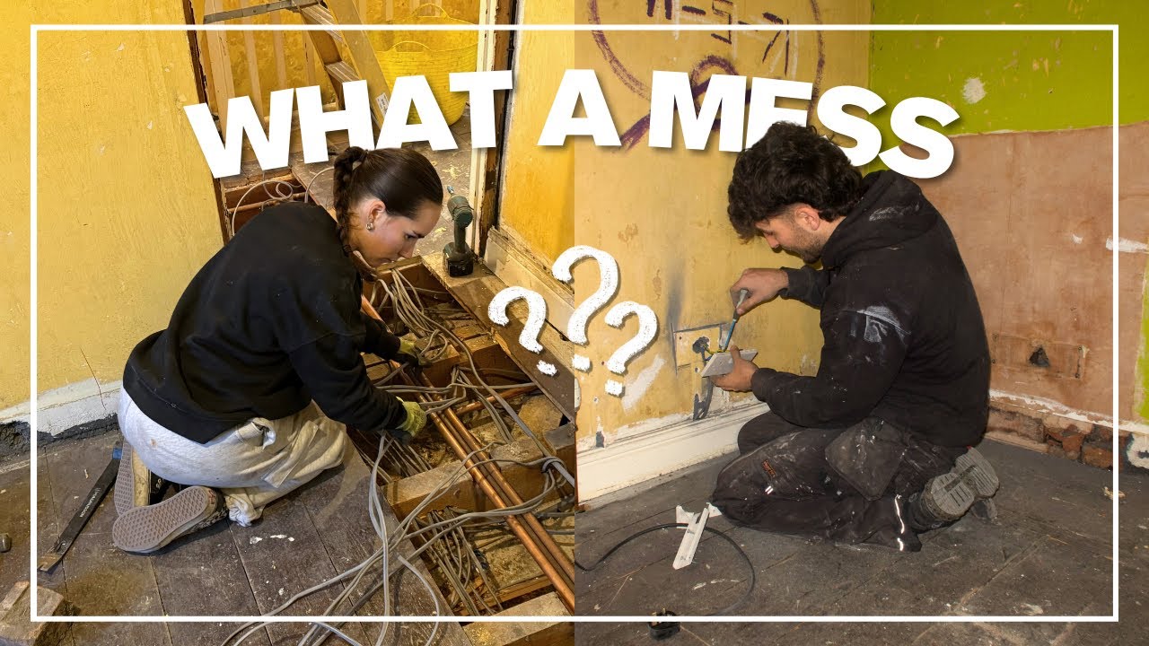 Ripping the bathroom out, rewiring for new plug sockets & our bedroom plan 🔧 | EPISODE 3
