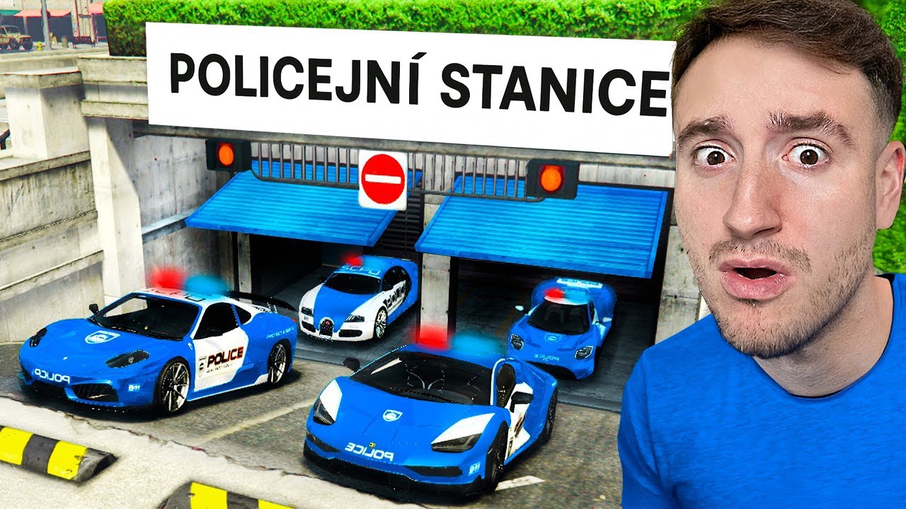 VYKRÁDÁM TAJNOU POLICEJNÍ GARÁŽ v GTA 5!