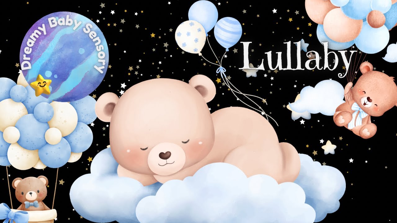 Calm Baby Sensory | Teddy Bear Bedtime Lullaby - Baby Toddler Visual Stimulation #sensoryplay