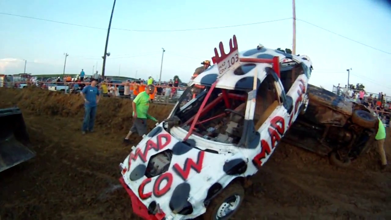 7-22-17 Posey Co Mini Derby - Gopro Footage From The MadCow