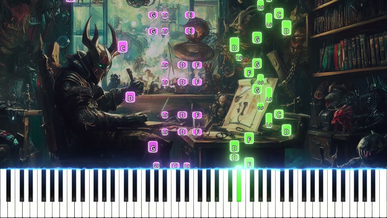 when the devil falls in love – Piano Tutorial [Transcript] - by Hakdo