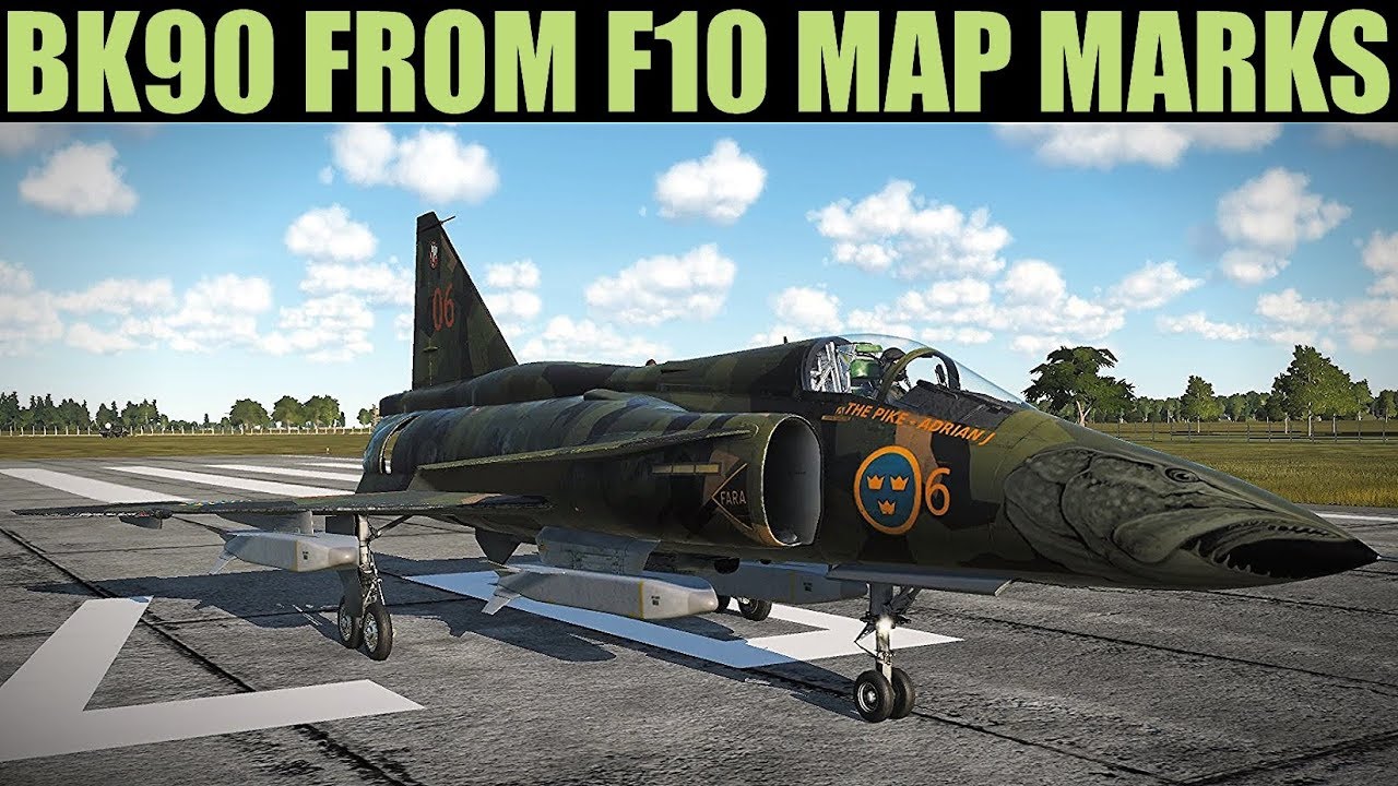AJS37 Viggen: BK90 из руководства по меткам на карте F-10 | DCS WORLD