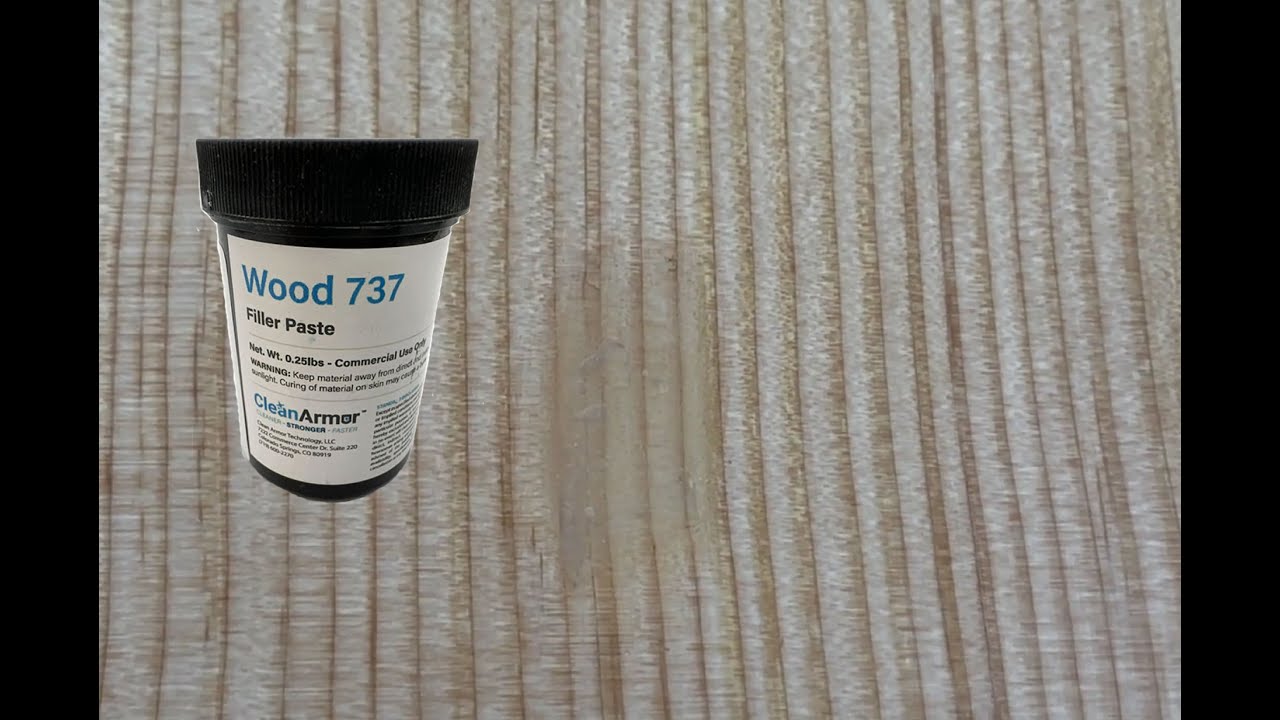 Clean Armor Wood 737 Wood Filler: The best Wood Filler in the World!