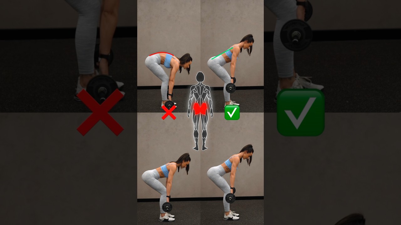 Technique Tips ✅ Romanian Deadlift ! #shorts