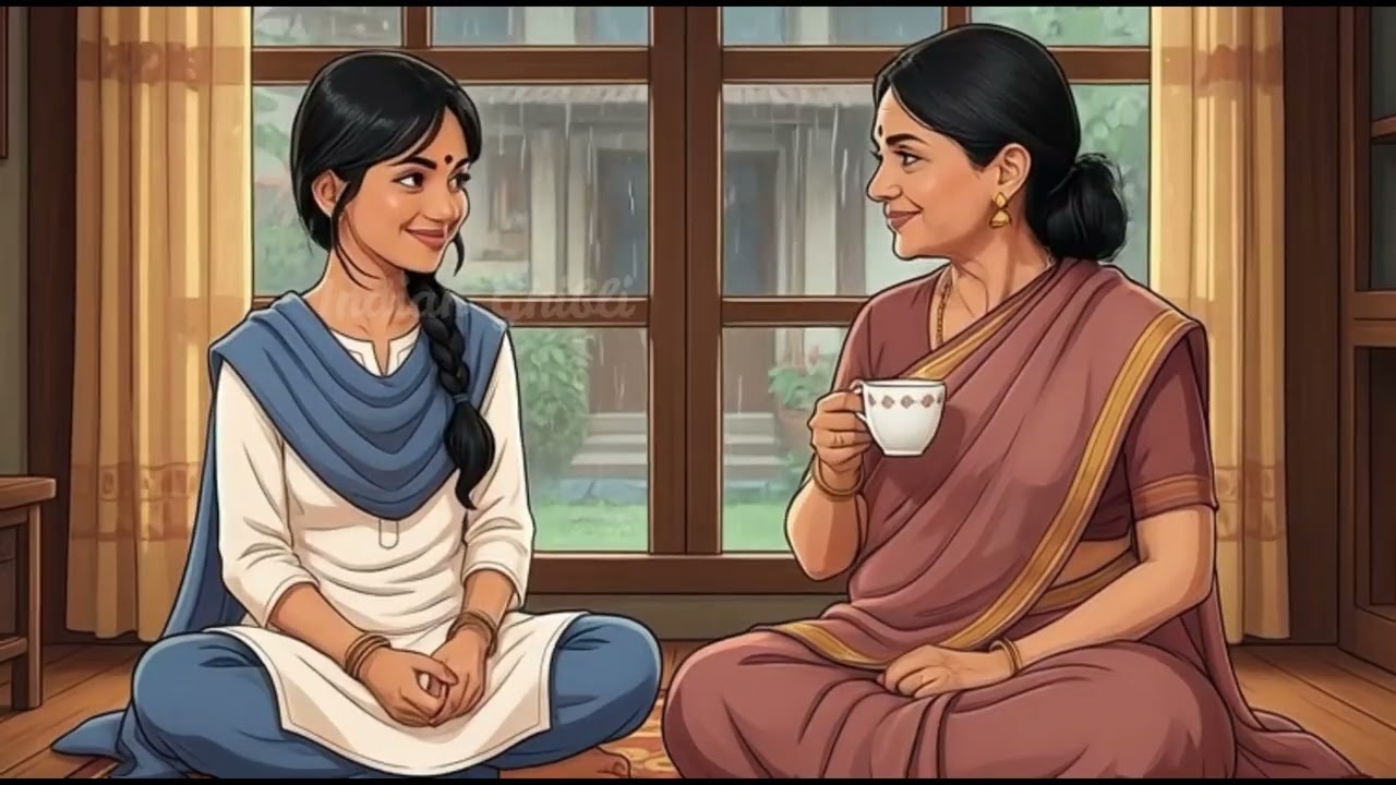 Monsoon Magic: An Indian Village Transformation | A Gentle Ghibli-Style Day #villagelife #90s