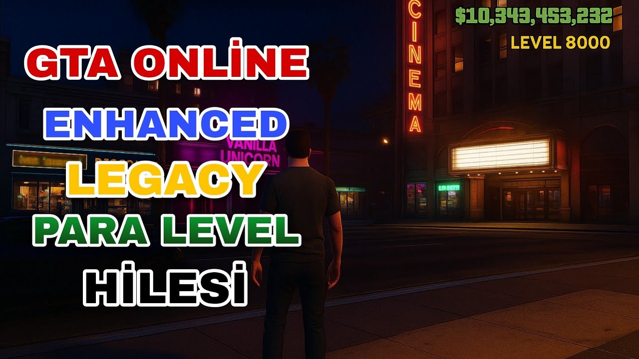 GTA 5 Online Legacy Enhanced Bedava - Para ve Level Hilesi
