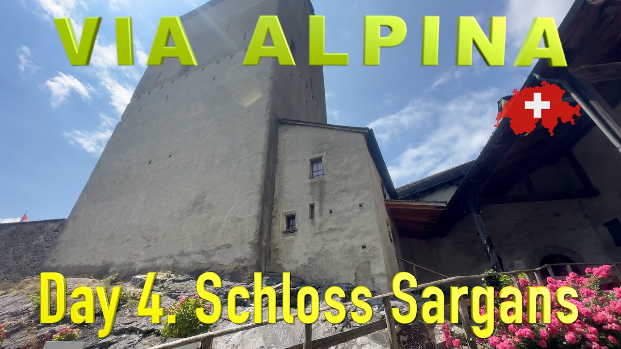 Впечатляющий замок Сарганс. Через Alpina День 4 Часть 2.🇨🇭Швейцария