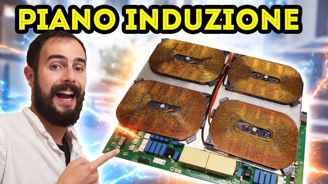 Cosa RECUPERARE da un PIANO AD INDUZIONE e con Modifica per ESPERIMENTI⚡ Riciclo e Fai Da Te