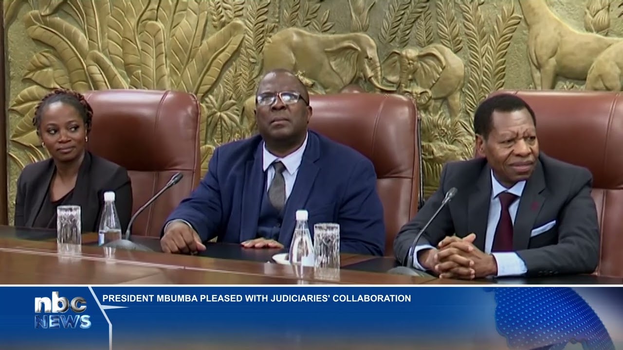 President Mbumba pleased with judiciaries' collaboration - nbc