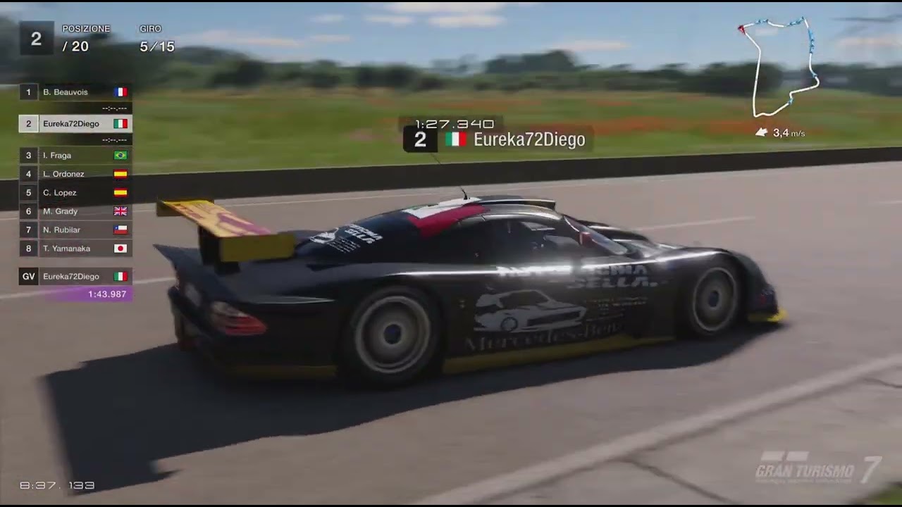 GT7 Mercedes leggendario da paura per 800 PP