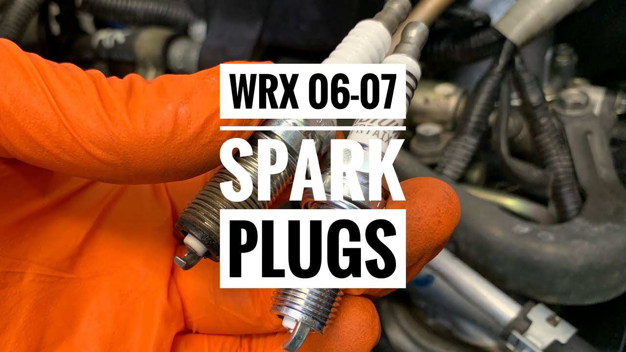 Subaru Impreza WRX 2006-2007 Spark Plug Replacement - How To Change WRX 2.5L EJ25 Sparkplugs
