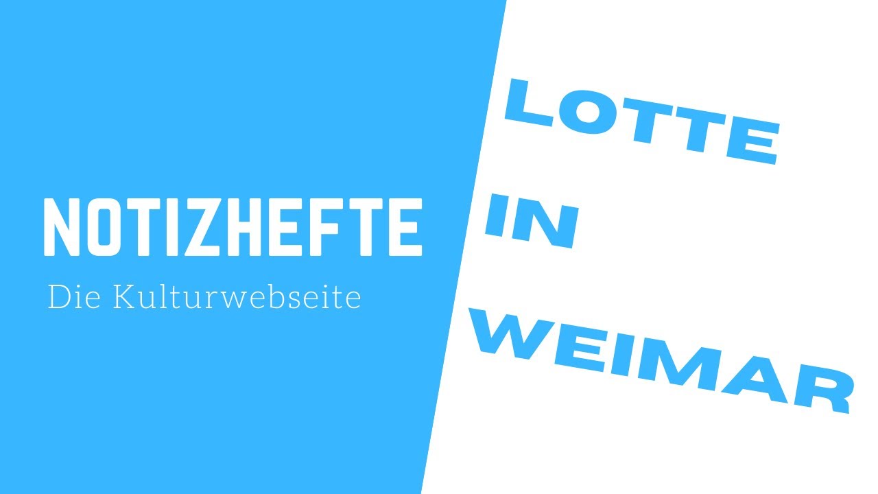 Lotte in Weimar | Goethe-Roman von Thomas Mann | Buchbesprechung