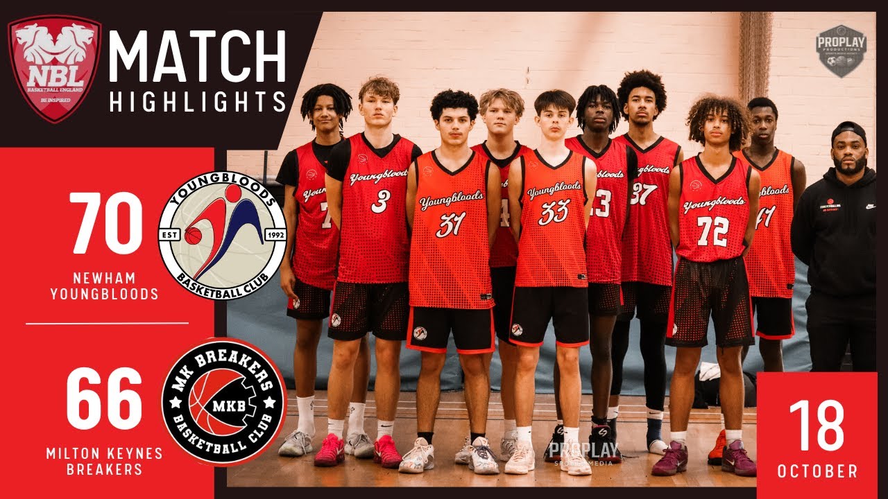 Youngbloods Highlights vs Milton Keynes Breakers | NBL U16 Boys Eastern Premier 2025/26 – Round 4