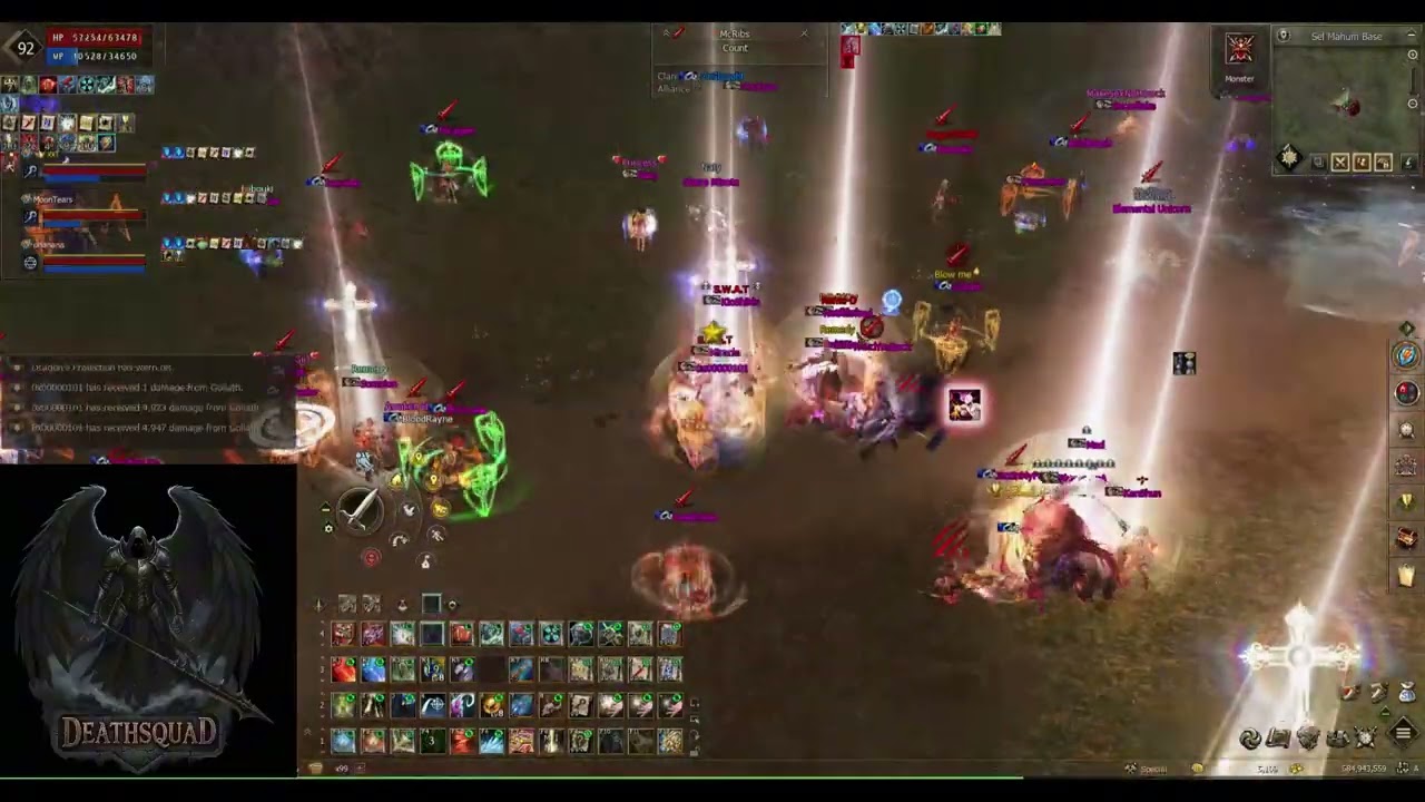 DeathSquad vs Onslaught - BOSS PVP - Elemental Weaver L2 Reborn Essence Gludio