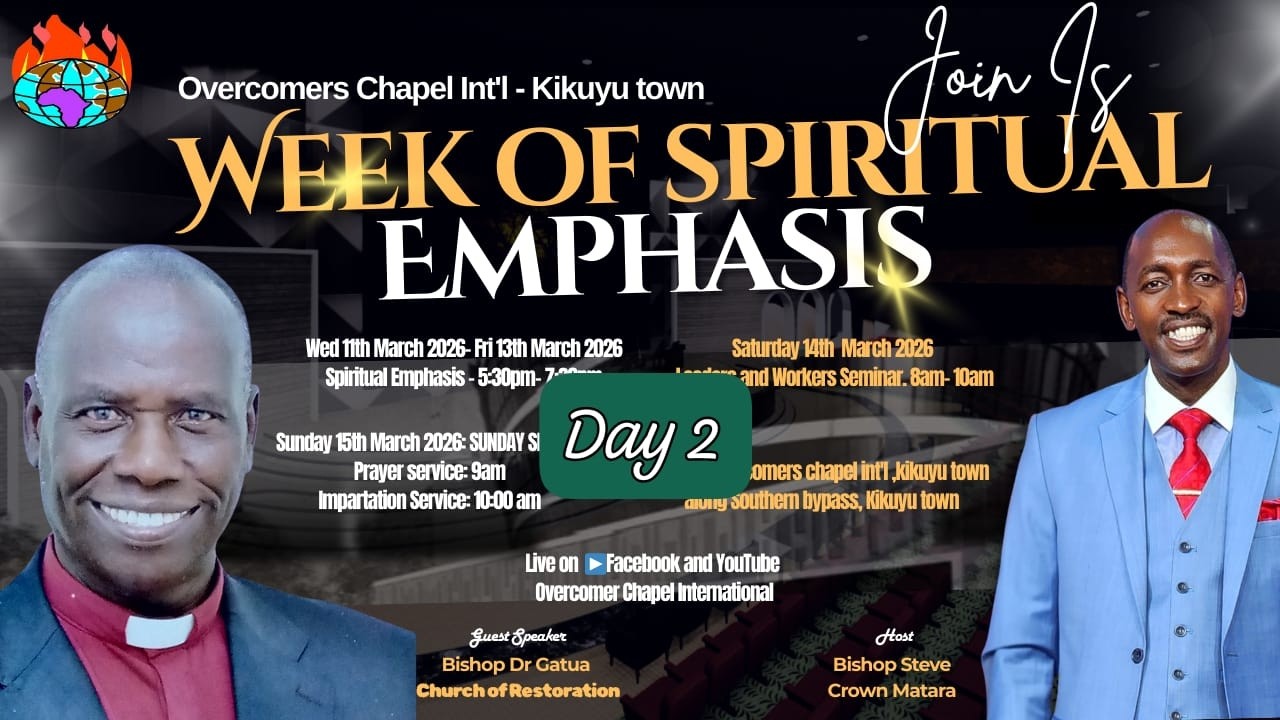 DAY 2 - SPIRITUAL EMPHASIS  - 12th March 2026