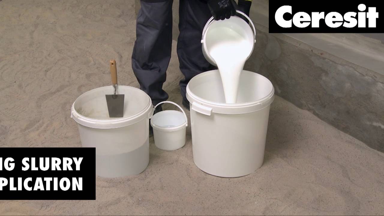 FOUNDATION – ground moisture and pressurized waterproofing cementitious system CR 166